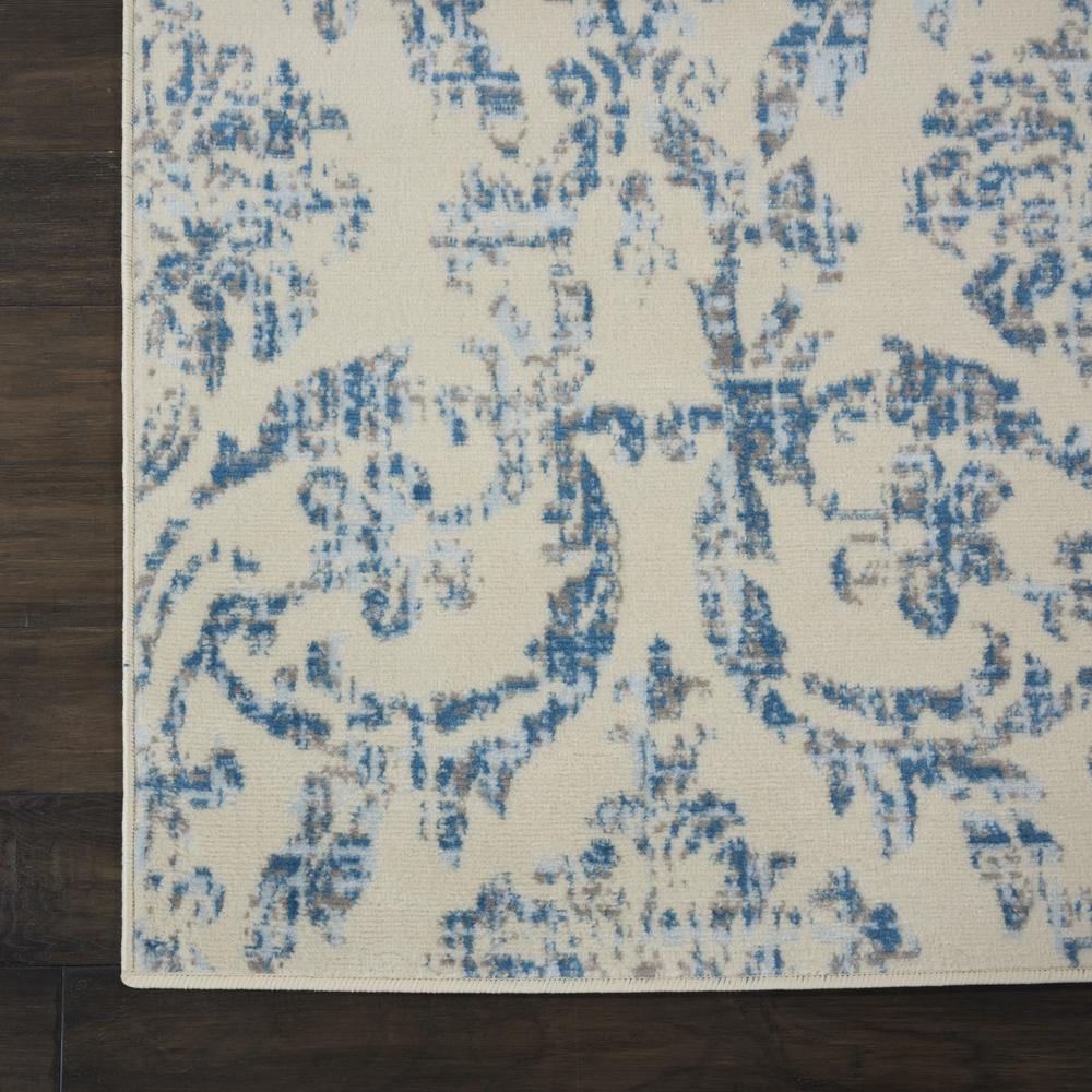 Jubilant Area Rug, Ivory/Blue, 7'10" x 9'10". Picture 4
