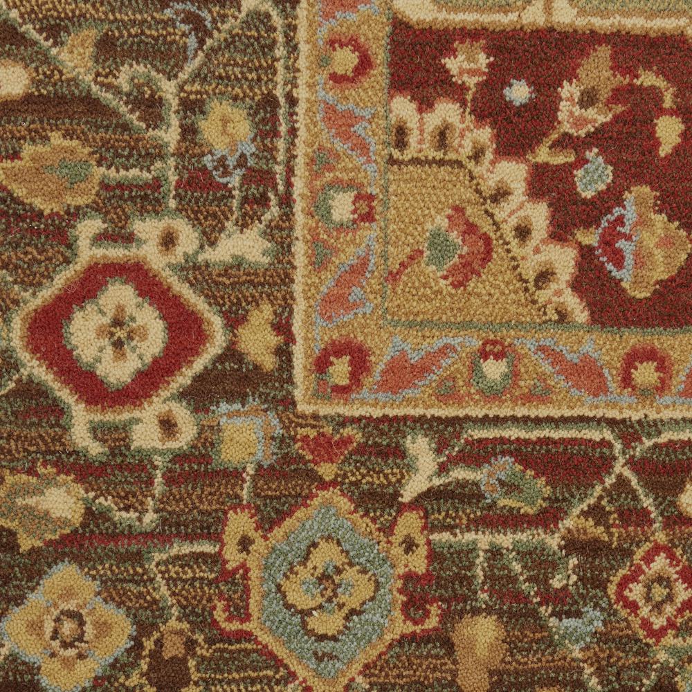 Rectangle Traditional Machine Made Area Rug. Picture 6