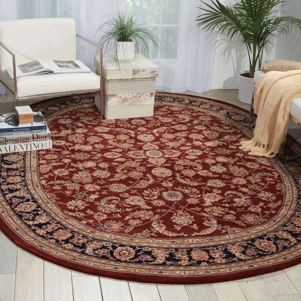 Traditional Oval Area Rug, 10' x Oval. Picture 3