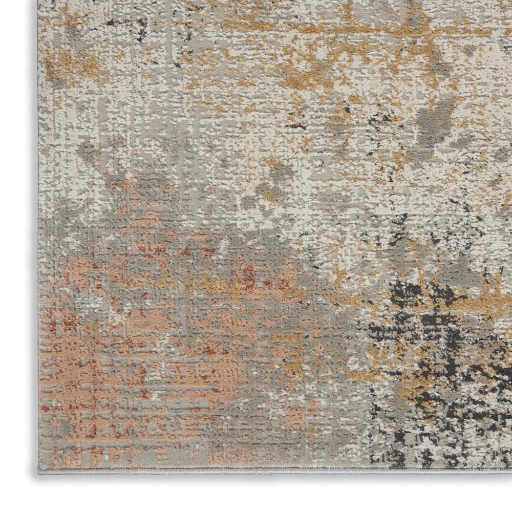 Nourison Rustic Textures Area Rug, Grey/Blue, 3'11" x 5'11", RUS13. Picture 5