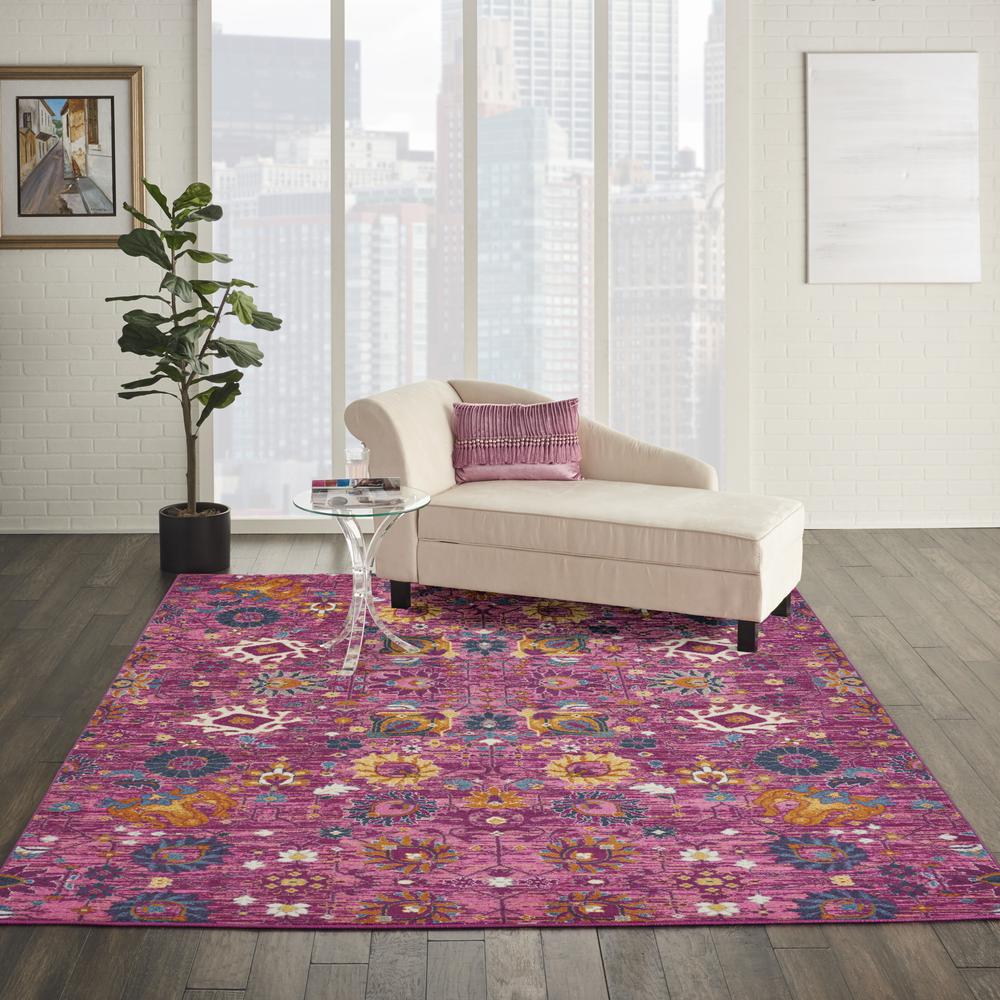 Bohemian Rectangle Area Rug, 9' x 12'. Picture 9