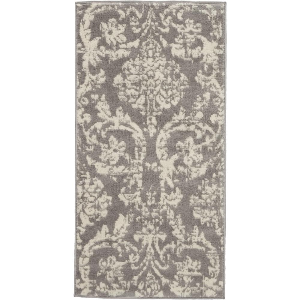 Jubilant Area Rug, Grey, 2' x 4'. Picture 1