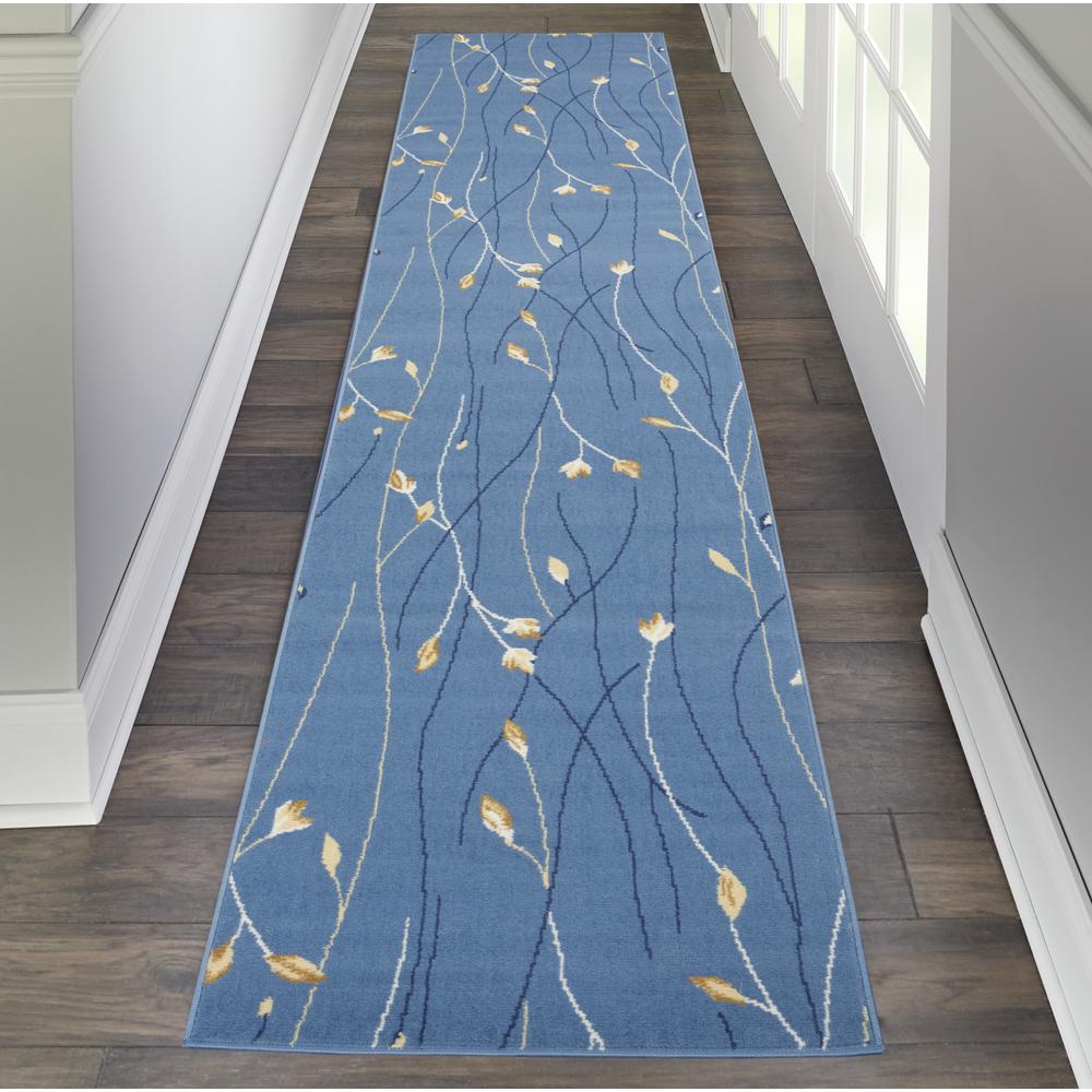 Contemporary Runner Area Rug, 12' Runner. Picture 3