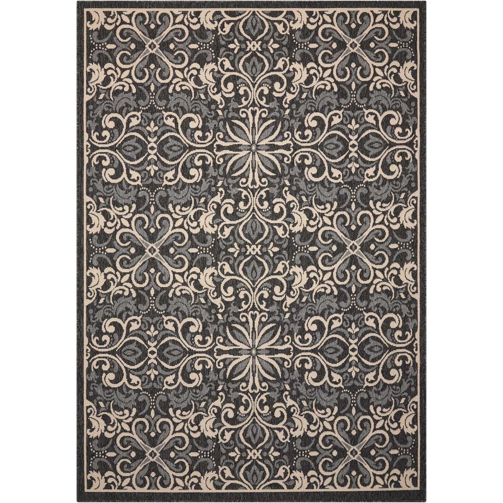 Caribbean Area Rug, Charcoal, 5'3" x 7'5". Picture 1