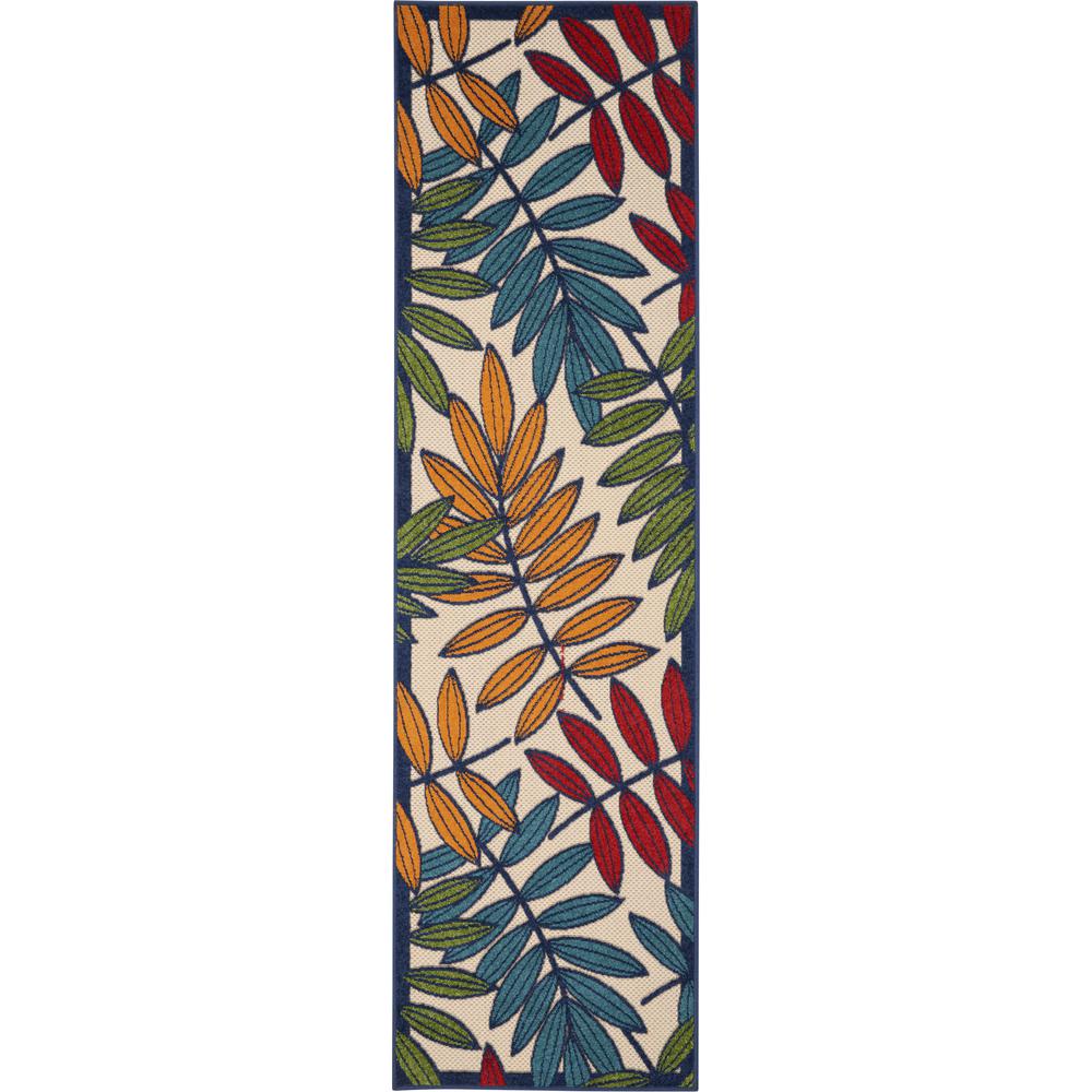Tropical Runner Area Rug, 8' Runner. Picture 1
