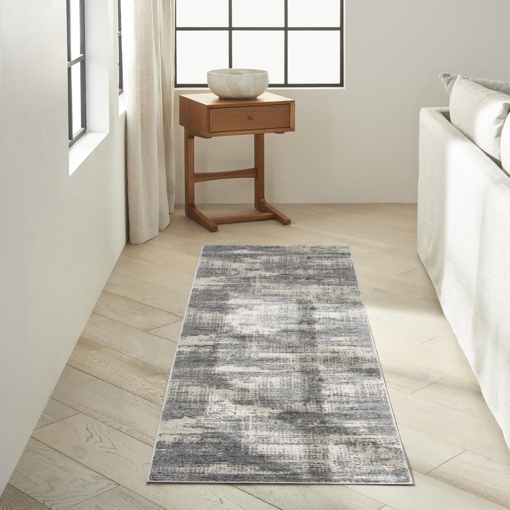 Modern Runner Area Rug, 10' Runner. Picture 3