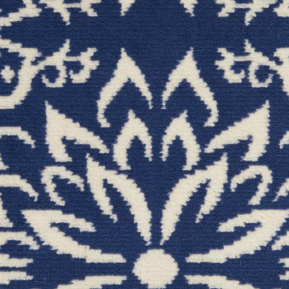 Nourison Jubilant Area Rug, 4' x 6', Navy/Ivory. Picture 6
