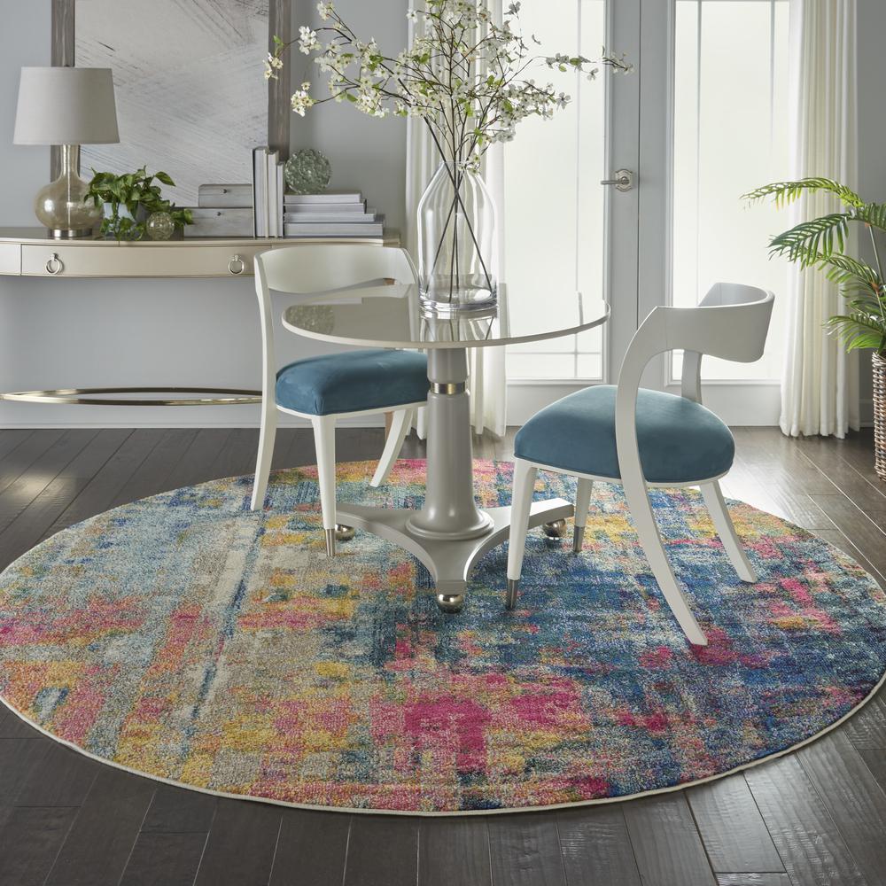 Modern & Contemporary Round Area Rug, 8' x Round. Picture 2