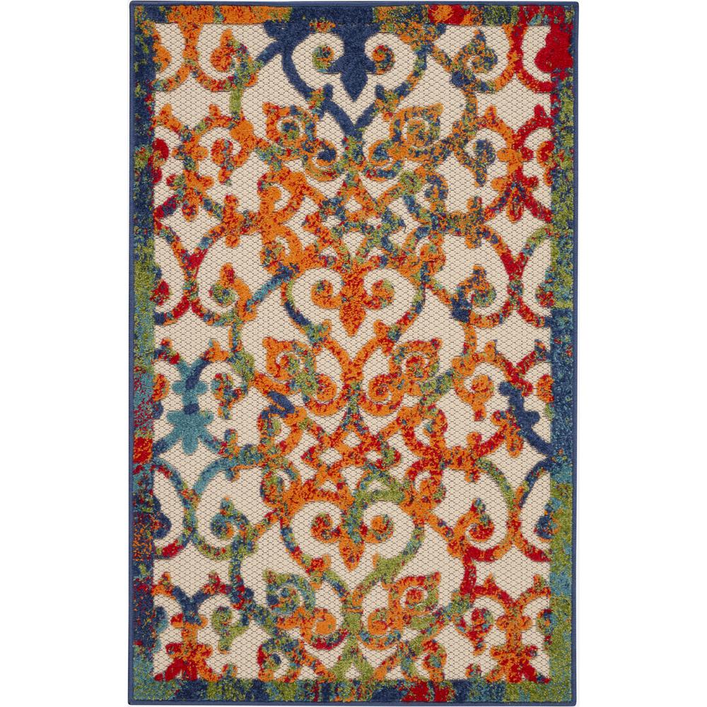 Contemporary Rectangle Area Rug, 3' x 4'. Picture 1