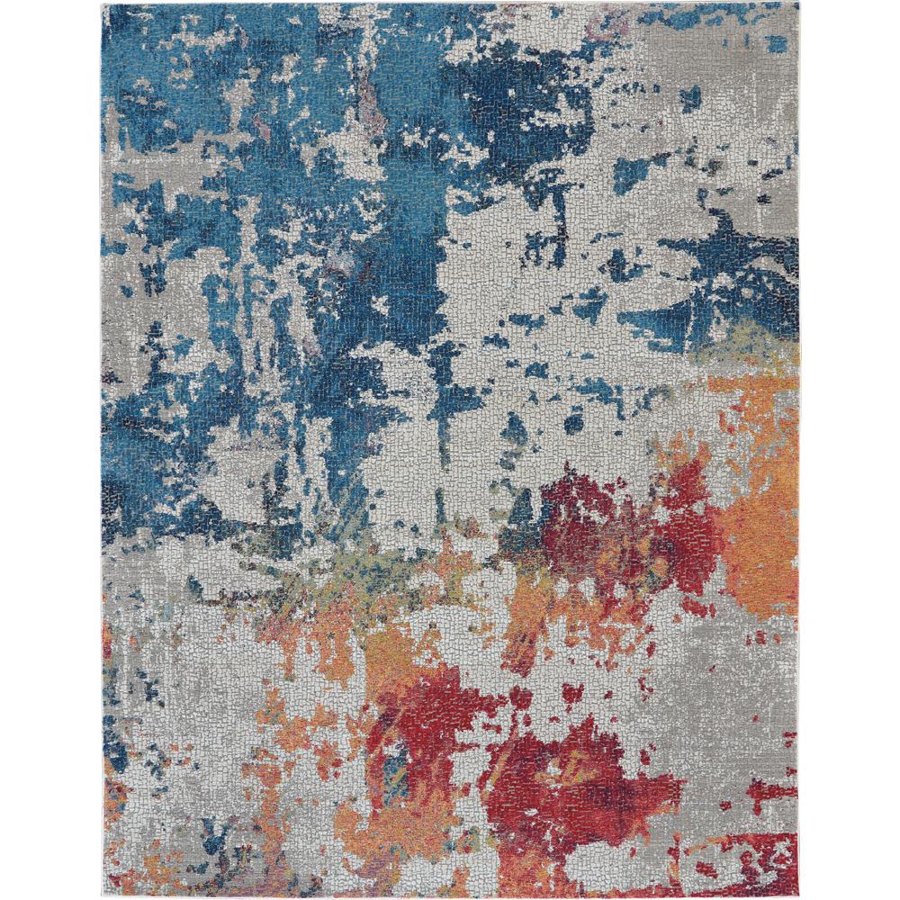 Global Vintage Area Rug, Multicolor, 8'10" x 11'10". Picture 1
