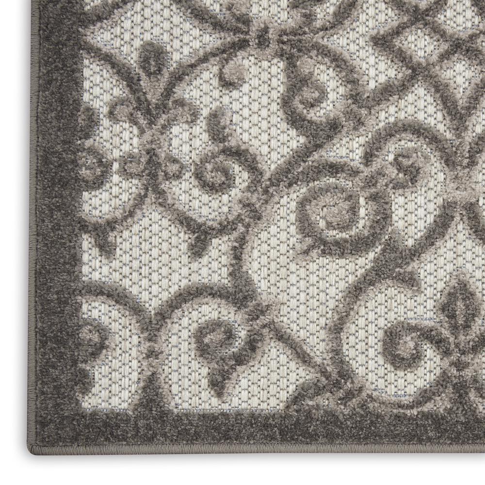 ALH21 Aloha Grey/Charcoal Area Rug- 2'8" x 4'. Picture 5