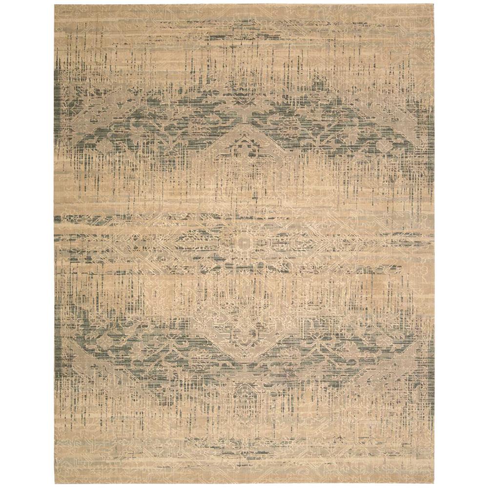 Silk Elements Area Rug, Beige, 7'9" x 9'9". Picture 1