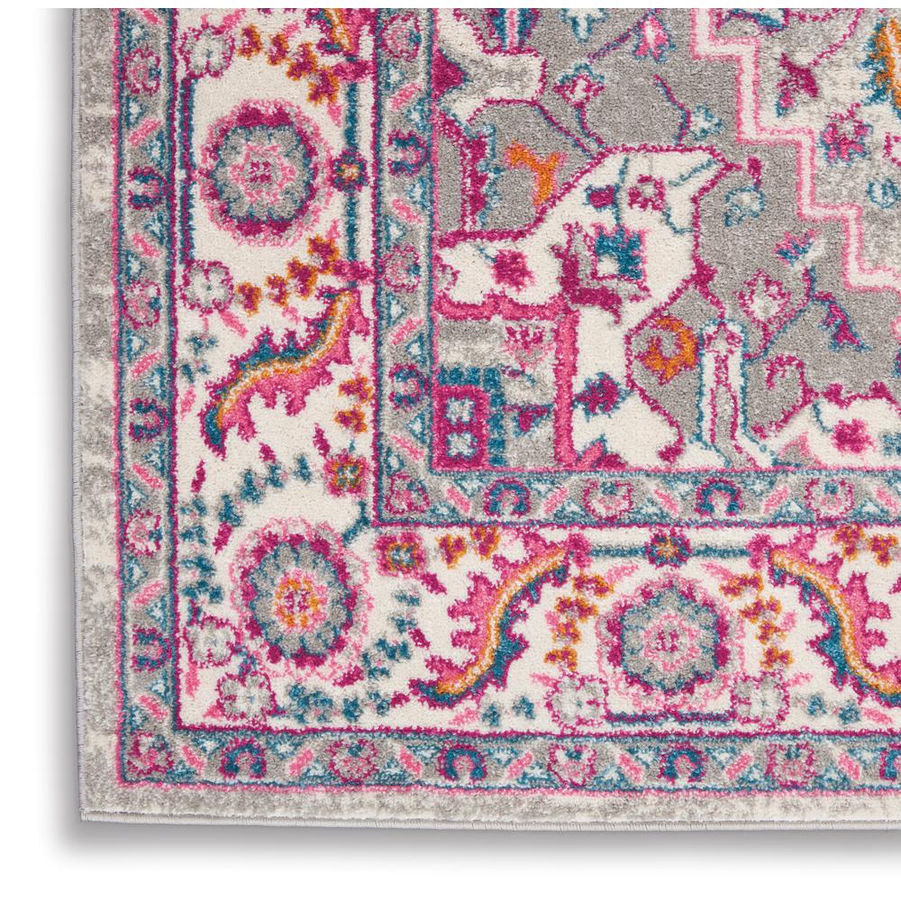 Passion Area Rug, Light Grey/Pink, 5'3" X 7'3". Picture 7