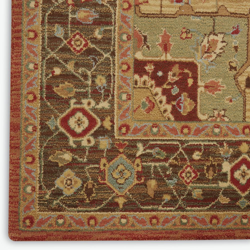 Rectangle Traditional Machine Made Area Rug. Picture 5