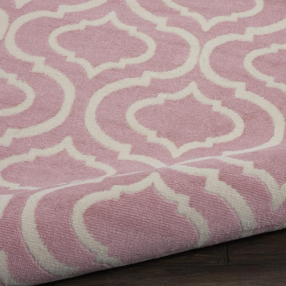 Jubilant Area Rug, Pink, 5'3" x ROUND. Picture 3