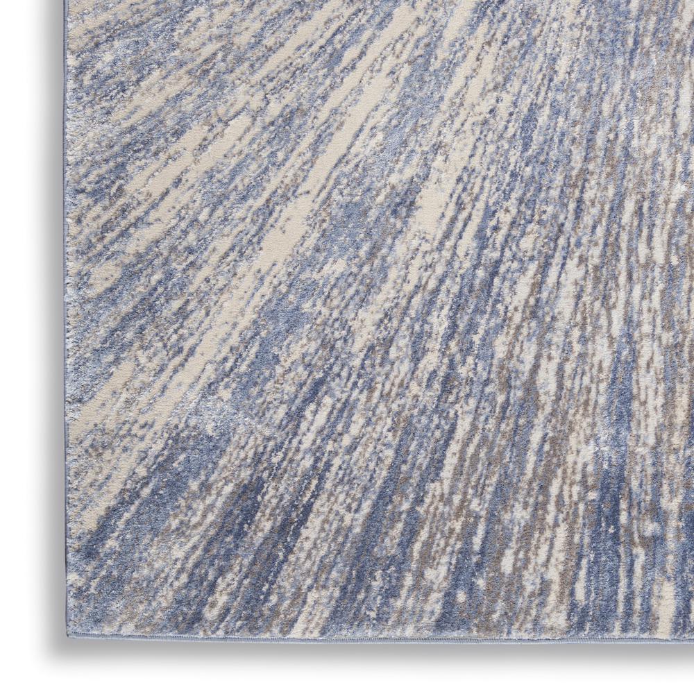 Sleek Textures Area Rug, Blue/Grey, 5'3" x 7'3". Picture 7