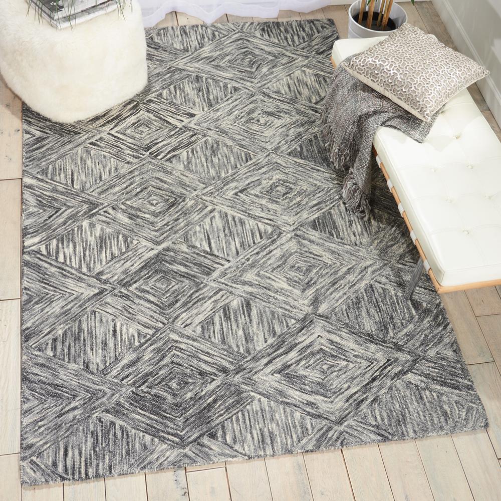 Modern Rectangle Area Rug, 5' x 8'. Picture 8