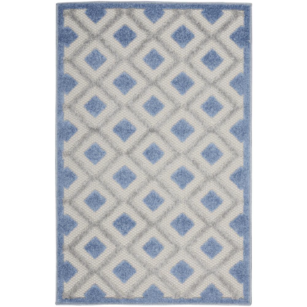 Modern Rectangle Area Rug, 3' x 4'. Picture 1