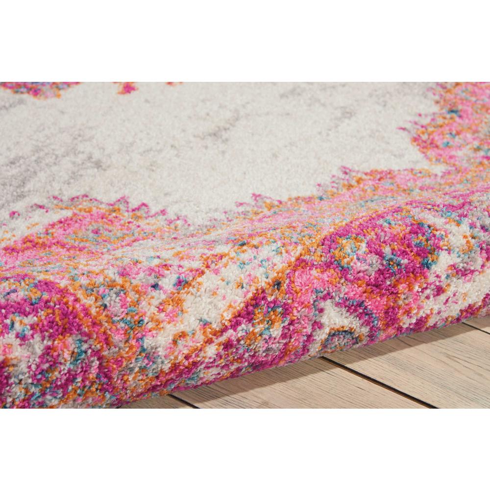 Passion Area Rug, Ivory/Fuchsia, 5'3" x 7'3". Picture 3