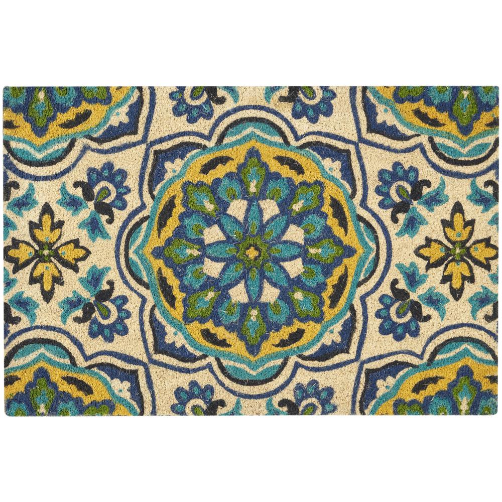 Bohemian Rectangle Area Rug, 2' x 2'. Picture 1