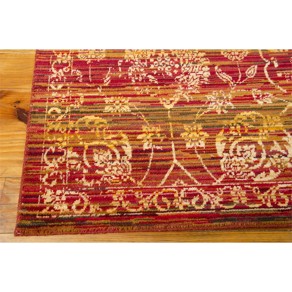 Rhapsody Area Rug, Sienna/Gold, 7'9" x 9'9". Picture 1