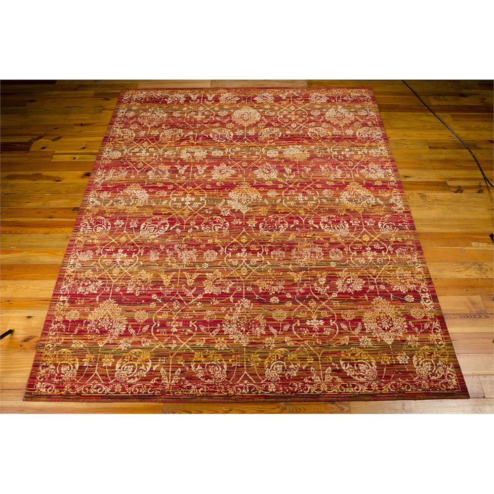 Rhapsody Area Rug, Sienna/Gold, 7'9" x 9'9". Picture 2