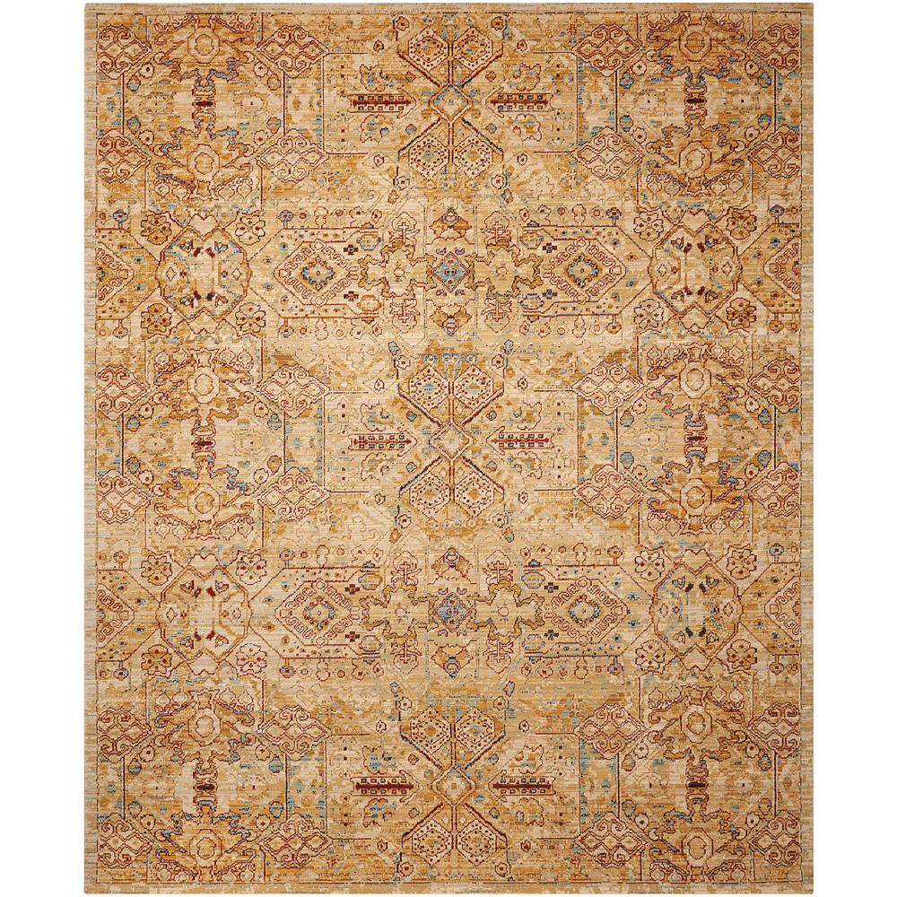 Rhapsody Area Rug, Light Gold, 5'6" x 8'. Picture 1