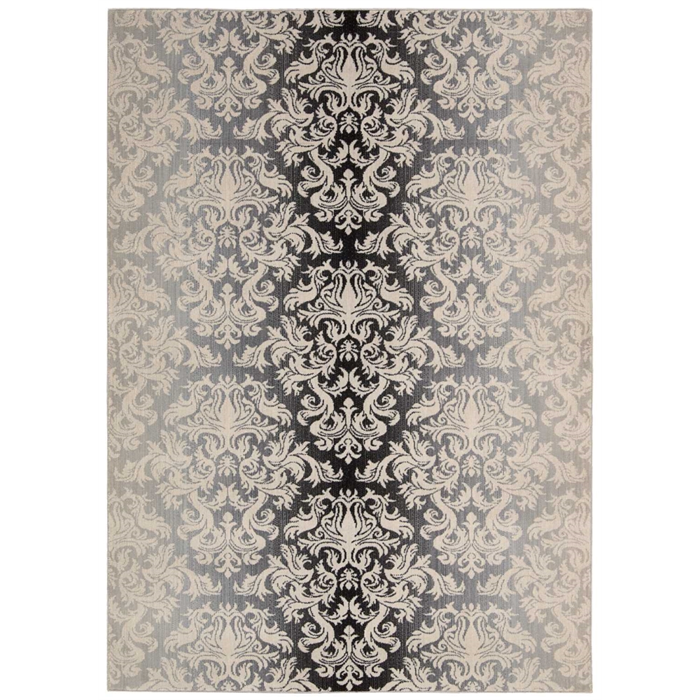 Riviera Area Rug, Charcoal, 5'3" x 7'5". Picture 1