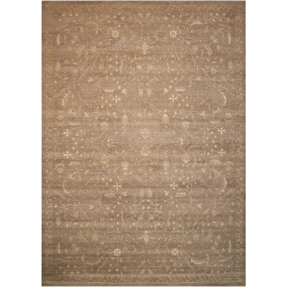 Silken Allure Area Rug, Taupe, 2'5" x 10'. Picture 1