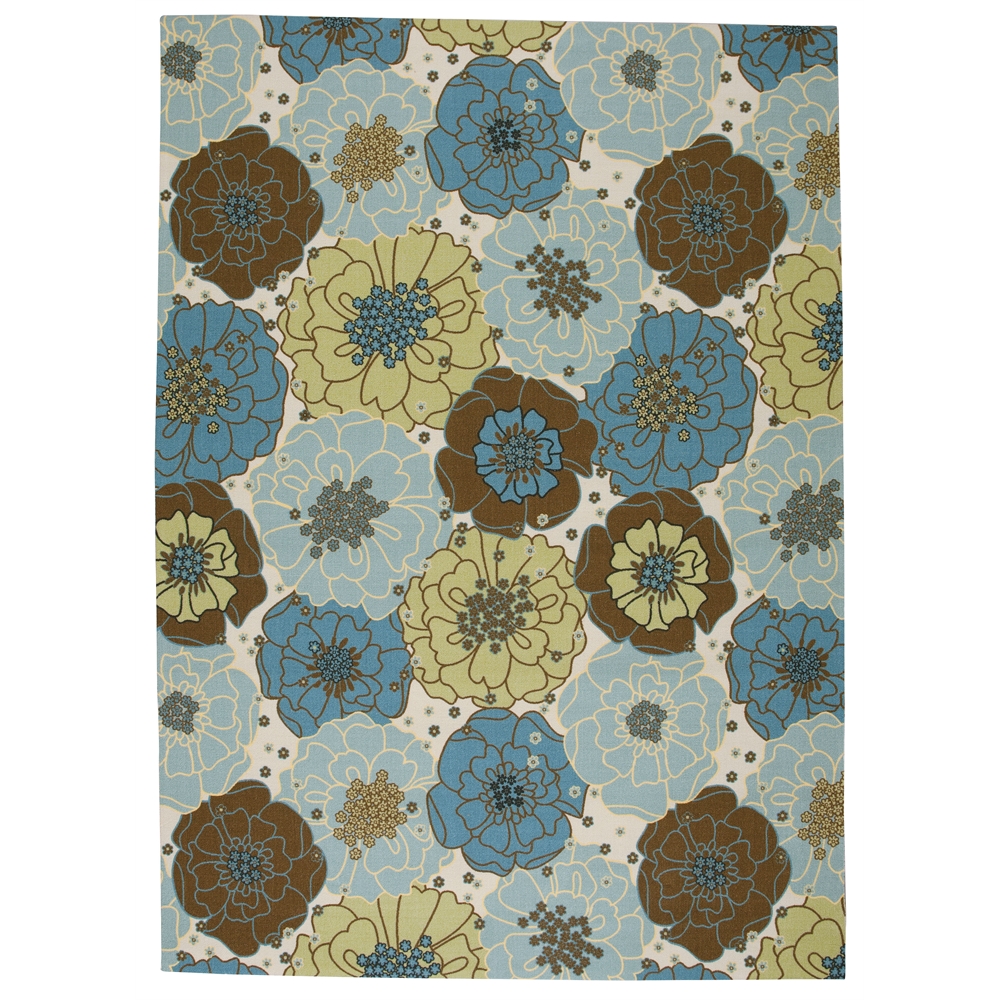 Home & Garden Area Rug, Light Blue, 7'9" x 10'10". Picture 1