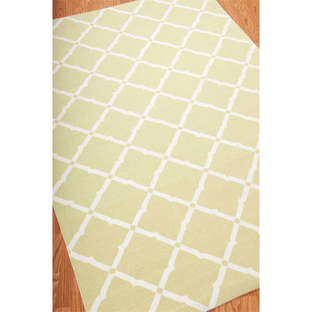 Home & Garden Area Rug, Light Green, 5'3" x 7'5". Picture 4