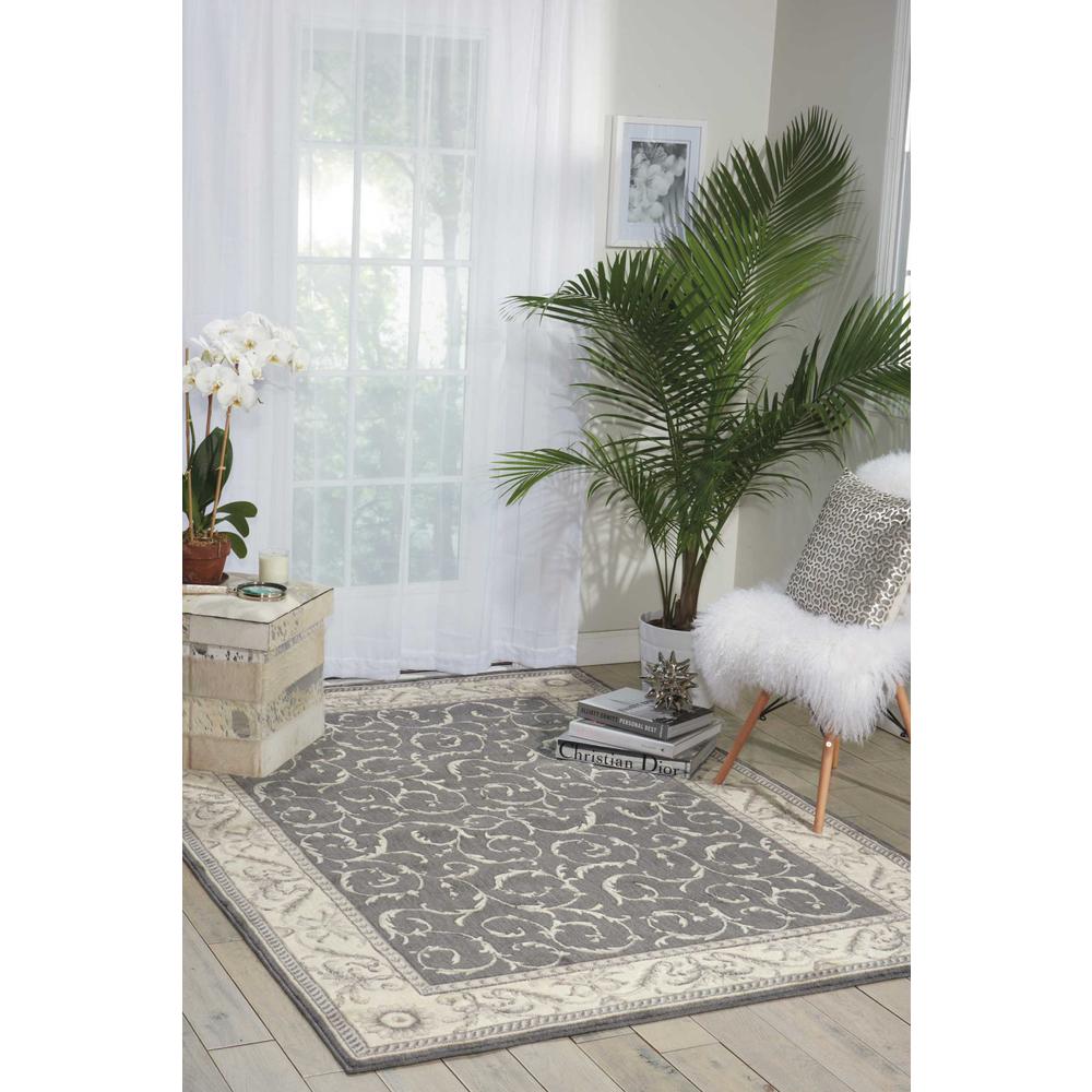Nourison Somerset Charcoal Area Rug. Picture 4