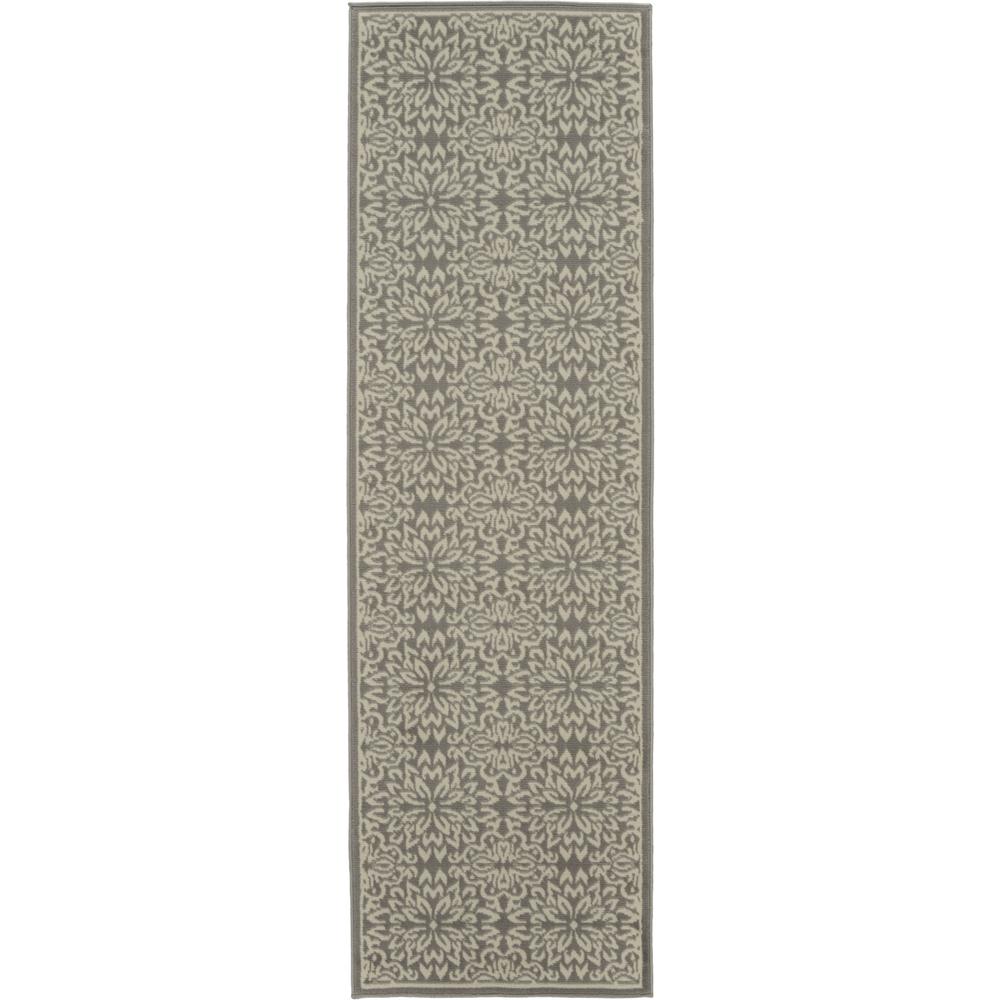 Jubilant Area Rug, Ivory/Grey, 2'3" x 7'3". Picture 1