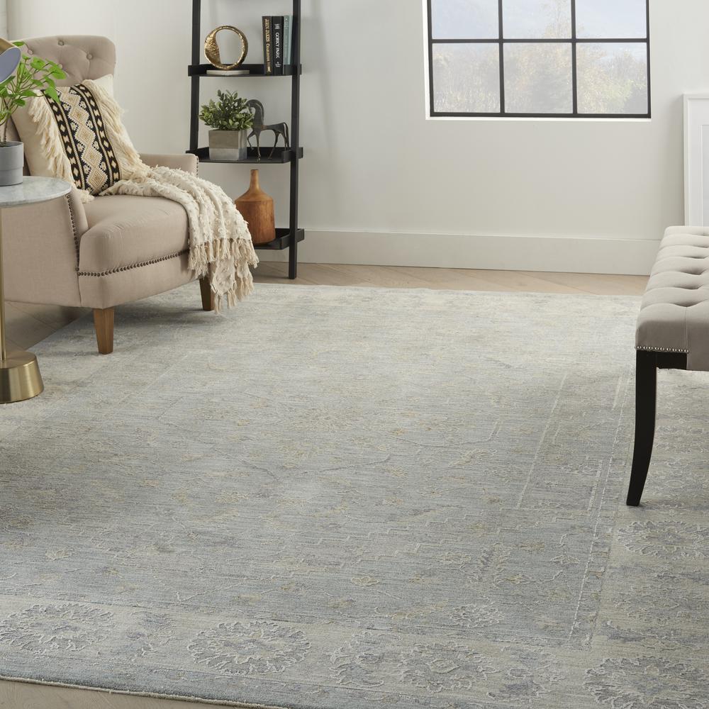 ASR02 Asher Blue Area Rug- 9'3" x 12'7". Picture 2