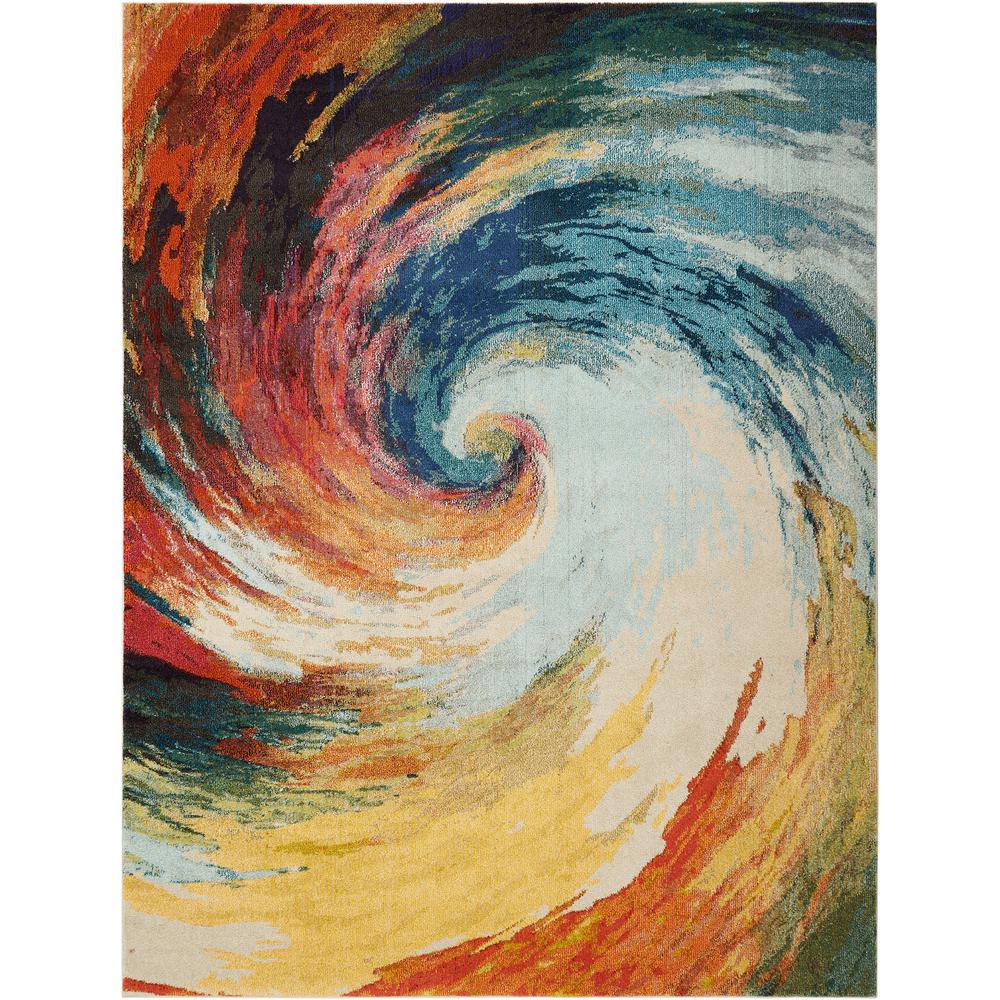 Celestial Area Rug, Wave, 7'10" x 10'6". Picture 1