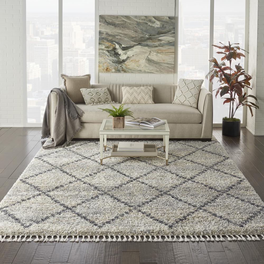 Shag Rectangle Area Rug, 8' x 11'. Picture 3