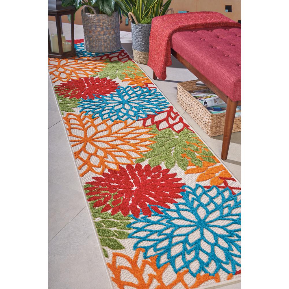 Tropical Runner Area Rug, 12' Runner. Picture 7