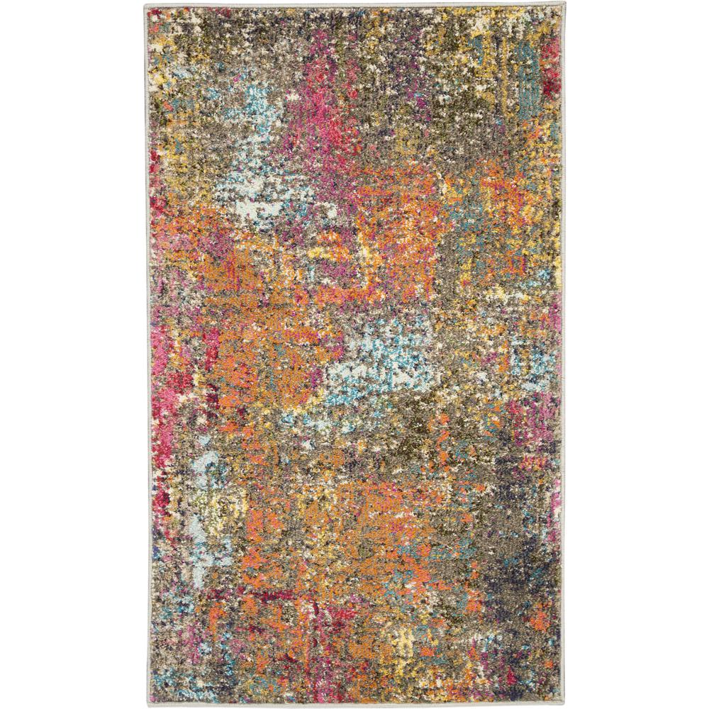 Celestial Area Rug, Sunset, 2'2"X3'9". Picture 1