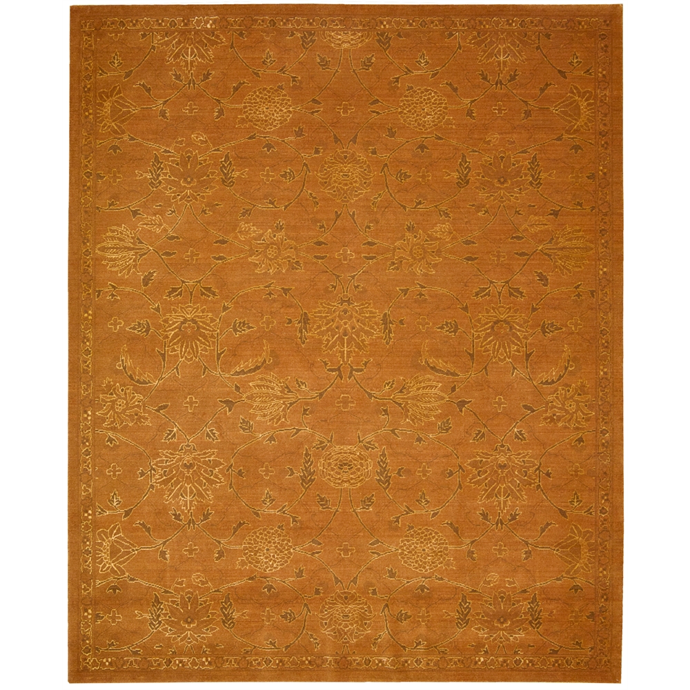 Silk Infusion Rectangle Rug By, Copper, 7'9" X 9'9". Picture 6