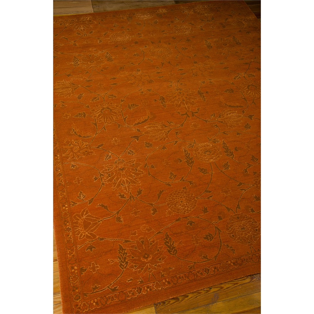 Silk Infusion Rectangle Rug By, Copper, 7'9" X 9'9". Picture 4