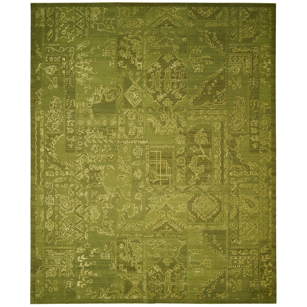 Silk Infusion Rectangle Rug By, Green, 7'9" X 9'9". Picture 6