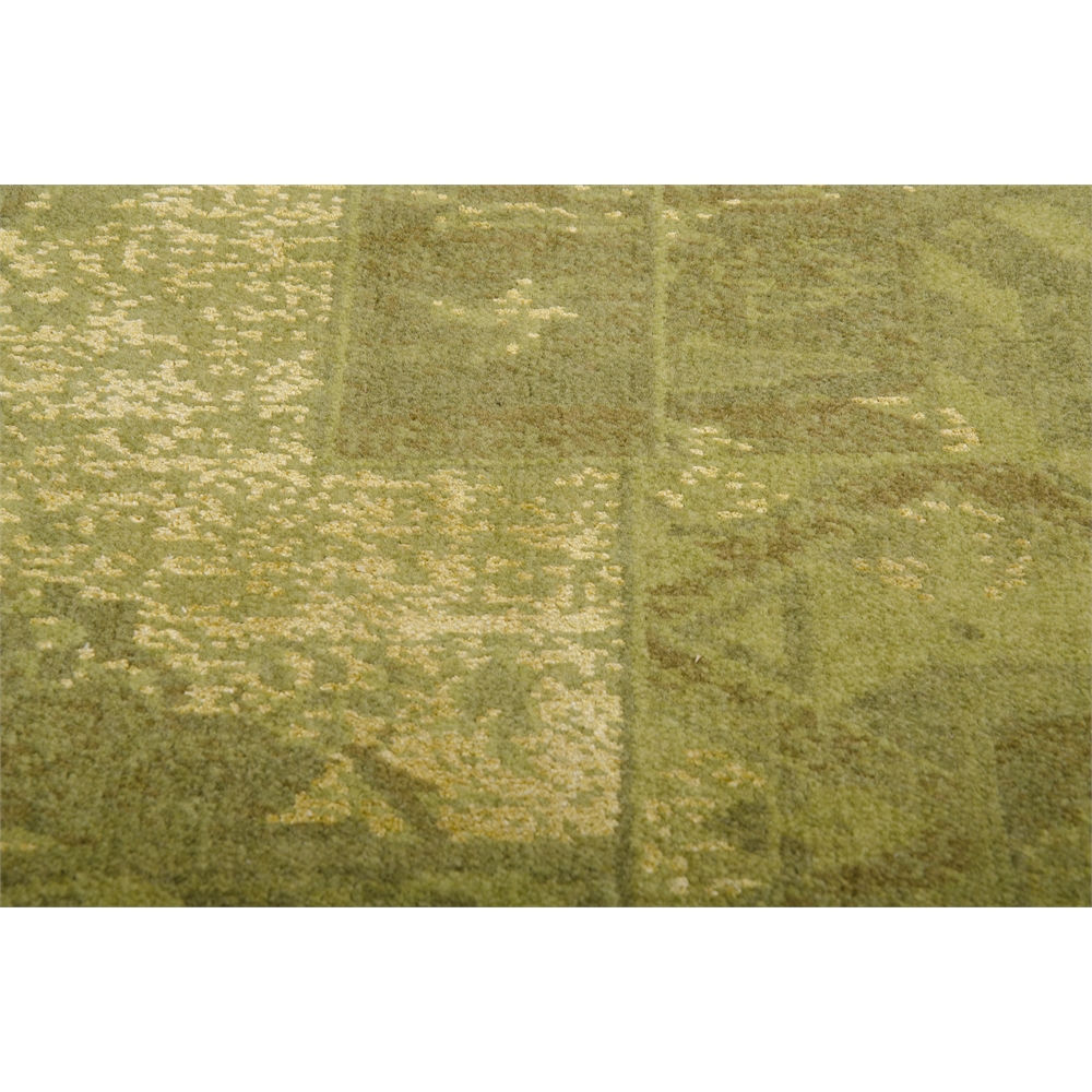 Silk Infusion Rectangle Rug By, Green, 7'9" X 9'9". Picture 2