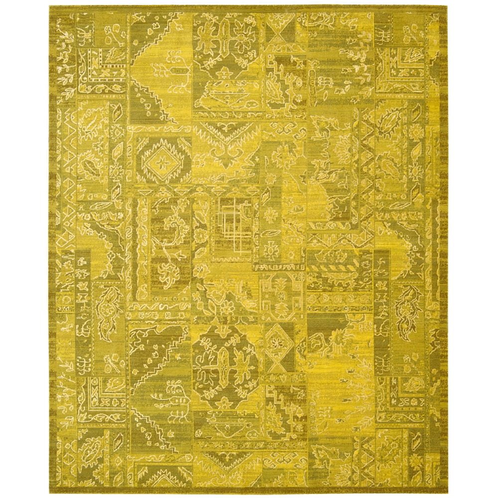 Silk Infusion Rectangle Rug By, Yellow, 7'9" X 9'9". Picture 6