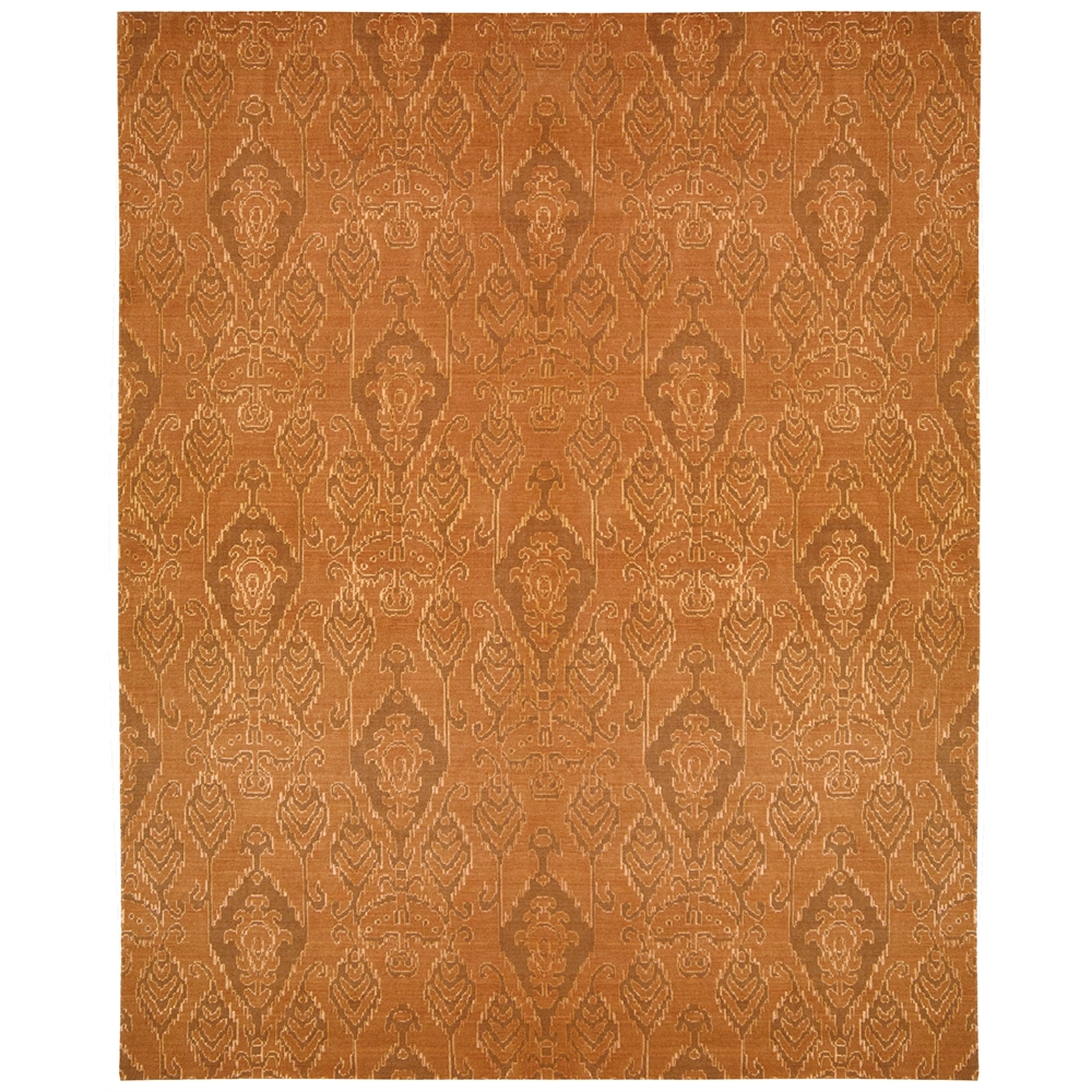 Silk Infusion Rectangle Rug By, Dark Rust, 7'9" X 9'9". Picture 6