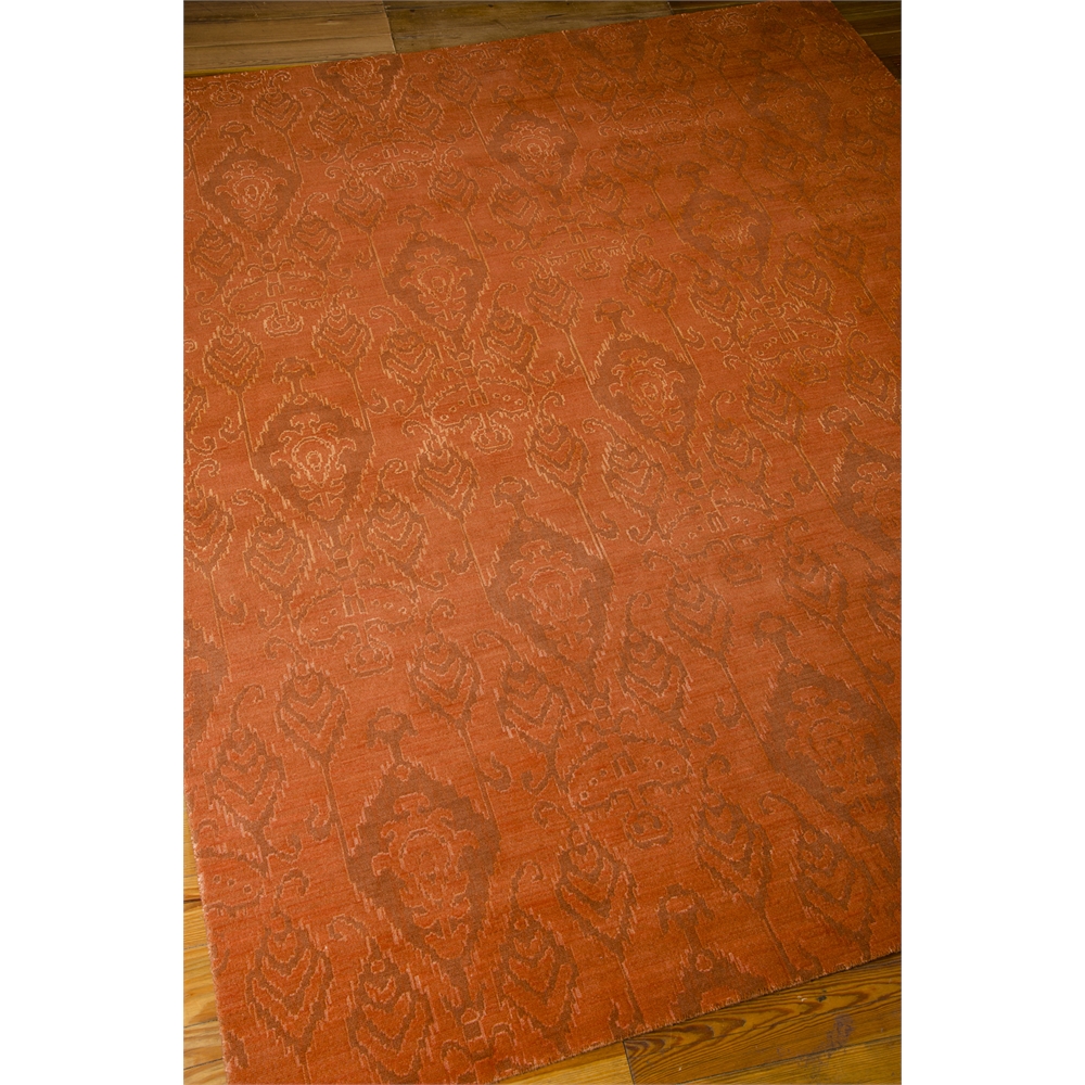 Silk Infusion Rectangle Rug By, Dark Rust, 7'9" X 9'9". Picture 4
