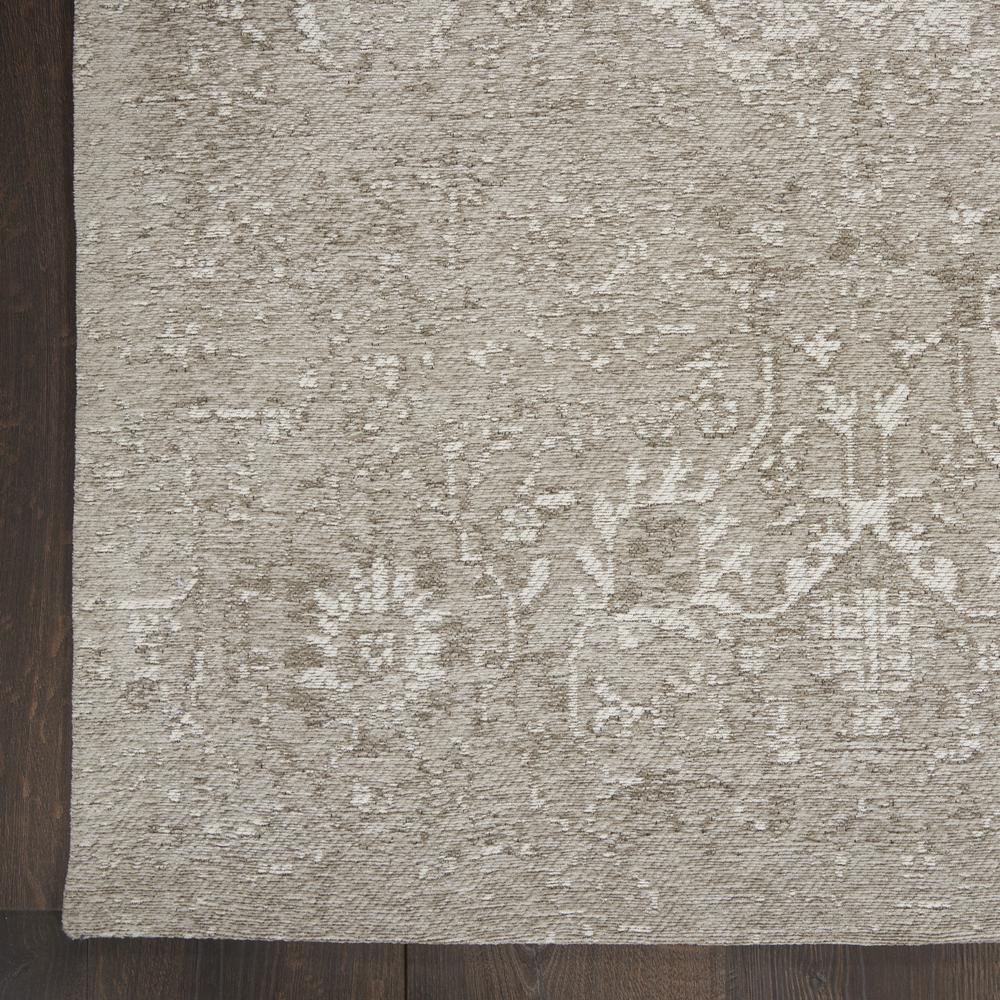 DAS06 Damask Lt Grey Area Rug- 5' x 7'. Picture 4