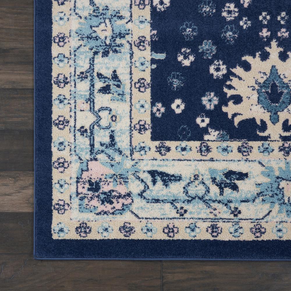 Tranquil Area Rug, Navy/Ivory, 8' X 10'. Picture 4