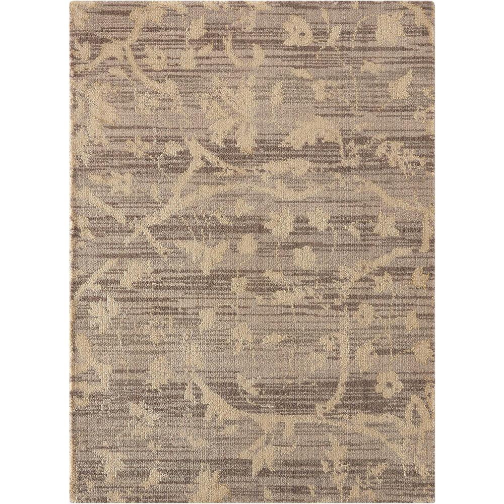 Silk Elements Area Rug, Taupe, 5'6" x 8'. Picture 1