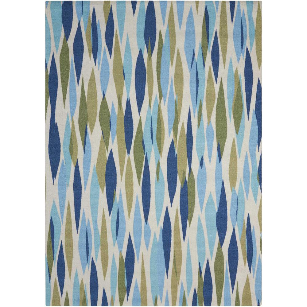 Sun N Shade Area Rug, Seaglass, 6'6" x SQUARE. Picture 1