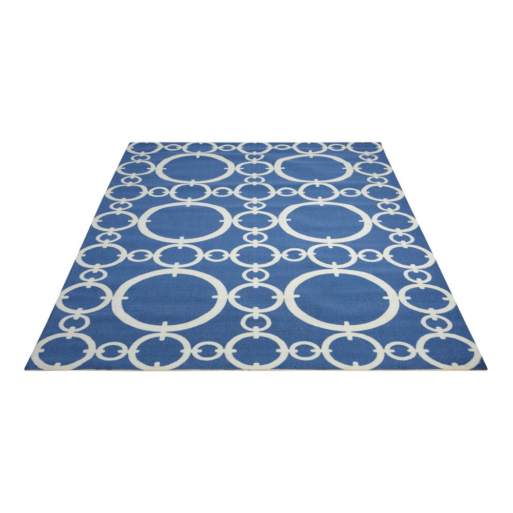 Sun N Shade Area Rug, Navy, 7'9" x 10'10". Picture 3